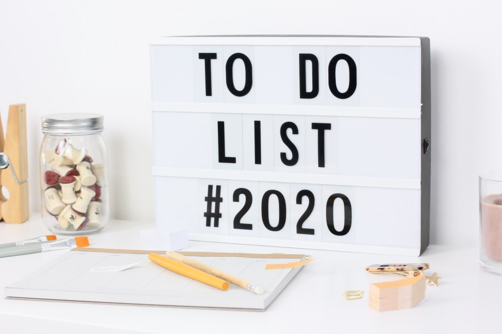 TO DO LIST&nbsp;2020